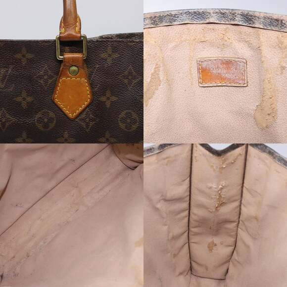 LOUIS VUITTON Monogram Sac Plat Hand Bag M51140 - Picture 11 of 12